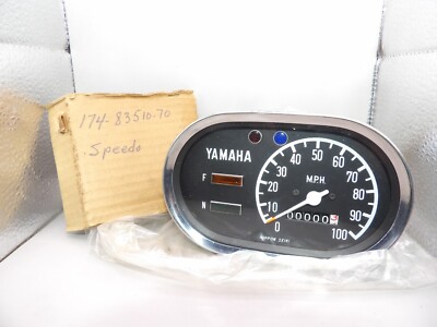 NOS Yamaha YCS1 YCS1C 1967-1969 Genuine Speedometer Speedo MPH OEM 174-83510-70