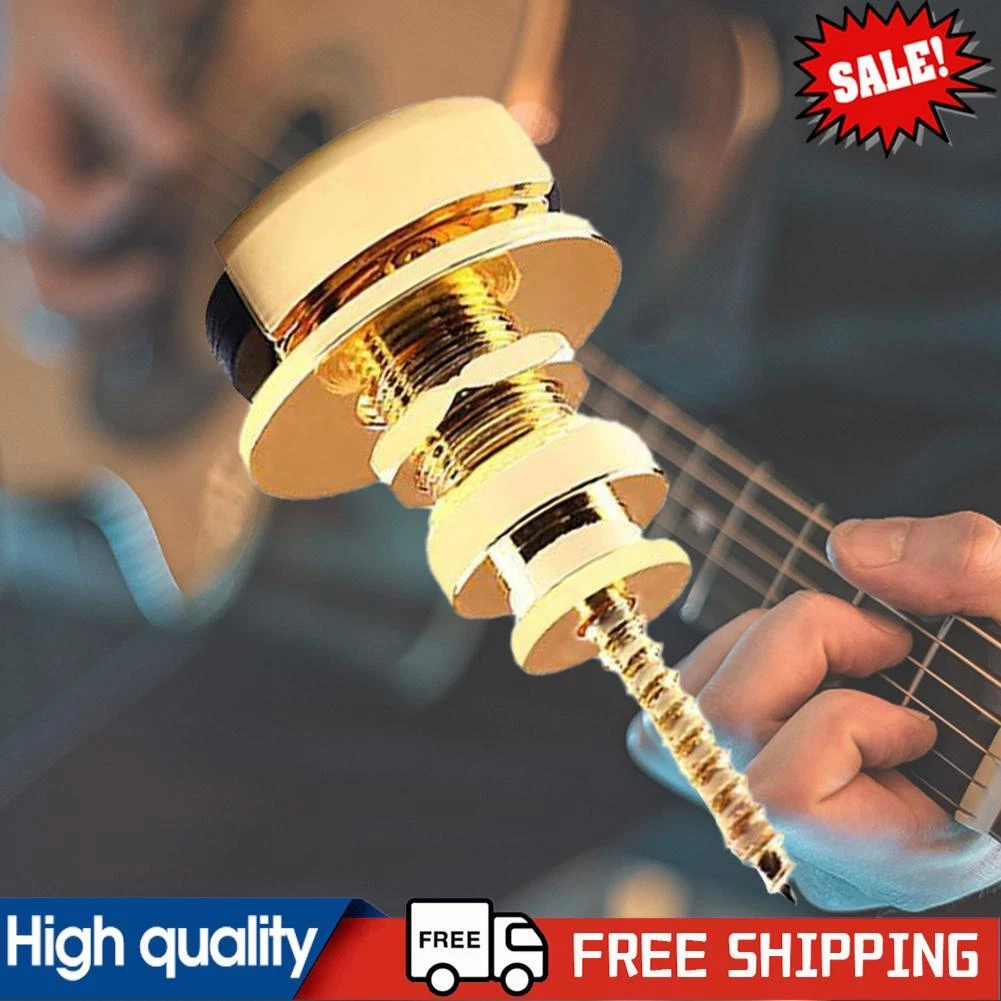 2 Pcs Guitar Strap Locks with Mounting Screws Security Strap Lock