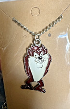 Rare Vintage Taz Enameled Necklace 1990s