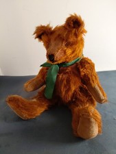 Rare Antique 1905 Steiff Teddy Bear 11.5" Original Excelsior Silent Growler