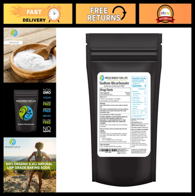 #ad Natural Sodium Bicarbonate Powder 1 lb Baking Soda for Cooking amp; Cleaning $21.99