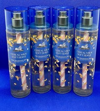 4 Bath  Body Works Cereal Milk Soft Serve MILK BAR Fragrance Mist 8 oz