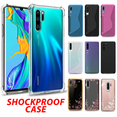 Silikon Hülle für Huawei P20 P30 P40 Pro Mate 20 30 Stoßfest Gel Handyhülle