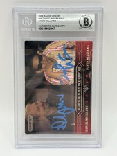 DANIEL NEGREANU DAVID WILLIAMS DUAL SIGNED 2006 RAZOR POKER WSOP CARD - BECKETT