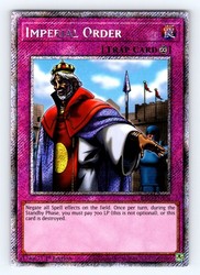 Imperial Order RA03-EN106 Platinum Secret Rare Quarter Century Bonanza