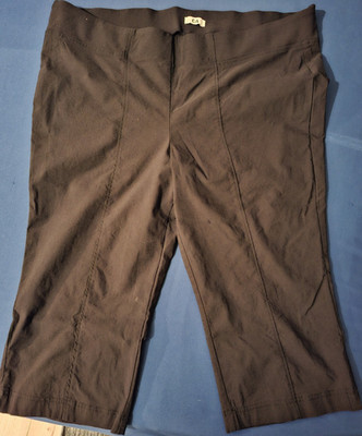 C&A Damen Bermuda Shorts 54 Schwarz Freizeit Sommer ohne Muster gebraucht