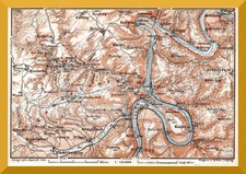 Der Kondelwald +&Uuml;ber 100 Jahre alte Landkarte+ Bertrich, Alf, Zell, Aldegund