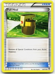 Full Heal 93/111 Uncommon XY Furious Fists