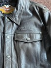 Harley-Davidson Genuine Leather Men's Jacket XL Black Eagle Legendary Trucker — photo 3