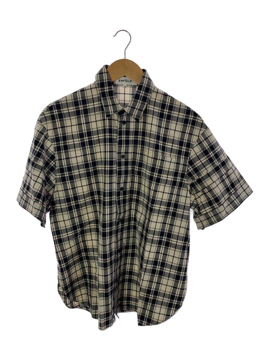 Camicia ENF altra classica quadri stratificata uomo come SH 38 cotone bianco usata