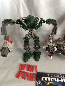 LEGO TOA MAHRI 8910 8911 8912 8913 8914 8915 BIONICLE 100% complete set w/ books