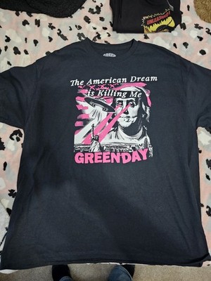 Green Day The American Dream is Killing Me Punk Rock Band Tee L