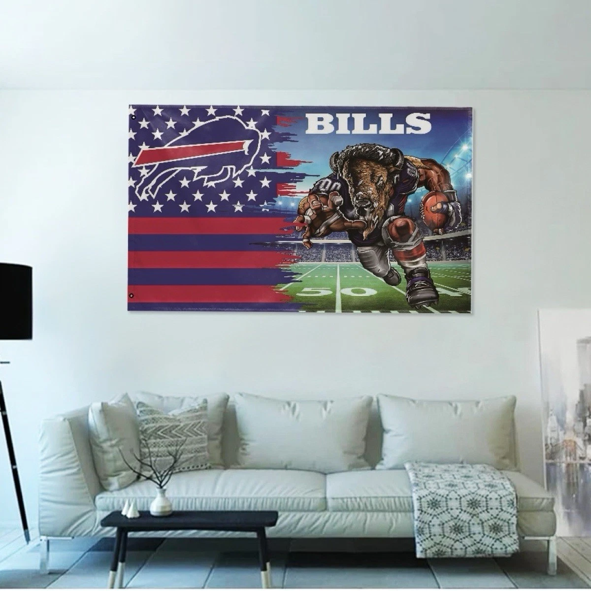 Buffalo Fans Football Team Flag Banner