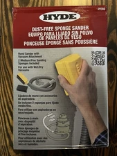 New Hyde Dust Free Sponge Hand Sander w/ Vacuum Attachment 09160