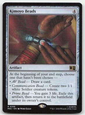 Kimoyo Beads 109 MSC Commander: Marvel Super Heroes Magic MTG NM