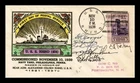 DR JIM STAMPS US COVER USS RHIND FIRST DAY COMMISSION NAVAL CANCEL SIGNED