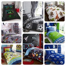 Boys Bedding Duvet Sets Childrens Bedroom Kids Fun Quilt Cover Designs
