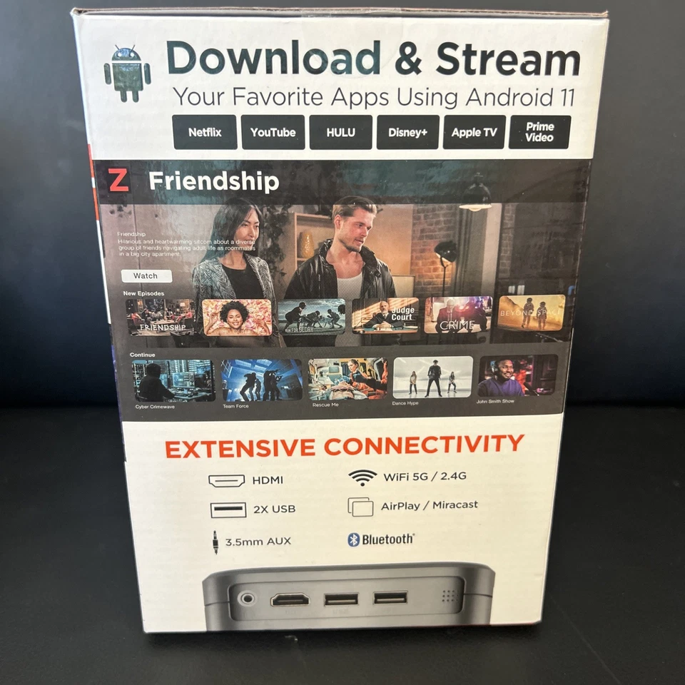 NEW Hypergear CinéMini Portable Mini Projector HD Bluetooth & Built In Speaker - Image 2 of 4