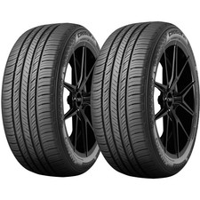 (QTY 2) 255/45R19 Kumho Crugen HP71 104V XL Black Wall Tires