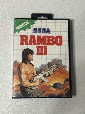 Sega Master System 1986 - Rambo 3 III CIB NTSC TESTED