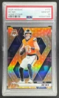 143047358 Bo Nix 2025 Panini Mosaic #173 Honeycomb Prizm PSA 10