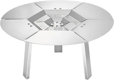 Fire Pit Heat Deflector for Solo Stove Ranger, 20 inch Round for Wood Burning