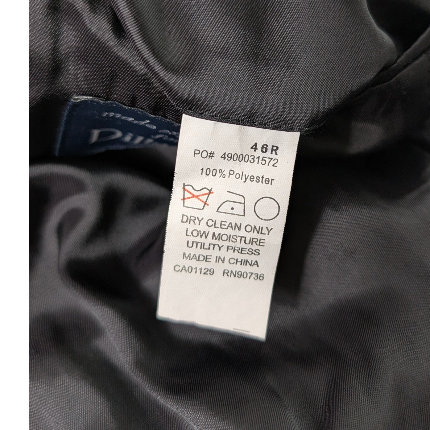 Ralph Lauren Black Corduroy Blazer Men's 46R Sport Coat Jacket Soft thumbnail 7