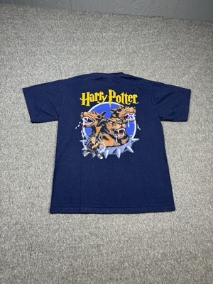 Harry Potter Boys T Shirt Size Small Blue Navy Vintage Cerberus Hogwarts