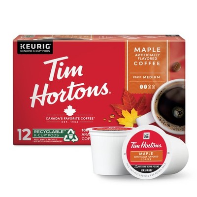 Maple Flavored Coffee, Single-Serve K-Cup Pods Compatible with Keurig Brewers...