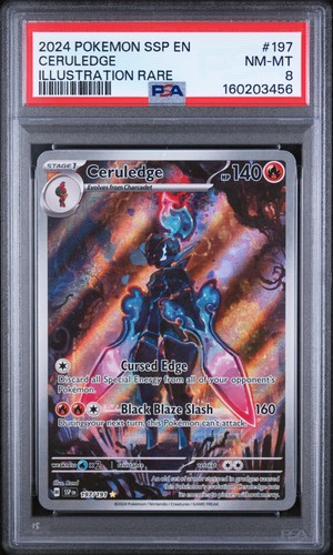 Ceruledge graded PSA 8 for sale on eBay