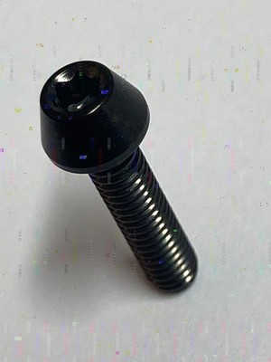 Titanium M4x17 screw DIN912 tapered bicycle motorcycle tuning bolt black DLC