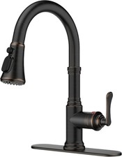 Kitchen Faucets Pull Down Sprayer 3in1 Stainless Steel Single Handle Sink Faucet