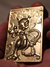 1999 nintendo 23k gold pokemon card mewtwo 150 Mewtwo [Gold Plated] #150 Prices | Pokemon Burger King