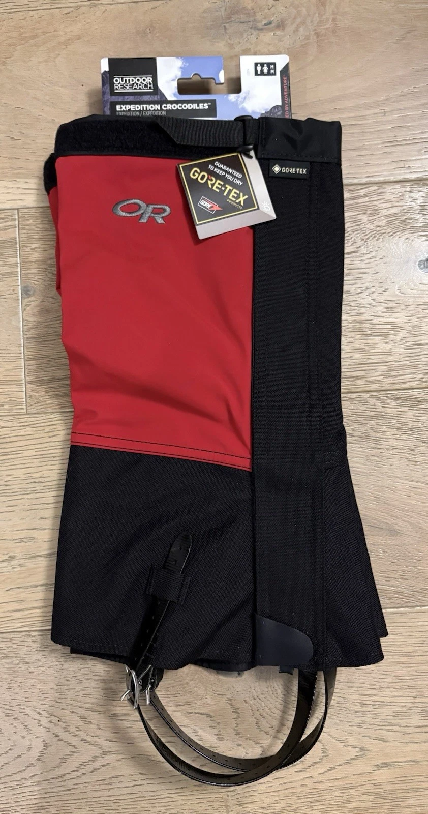 Outdoor Research Expedition Crocodiles Gore-tex Gaiters Chili Red Medium
Opens in a new window or ta