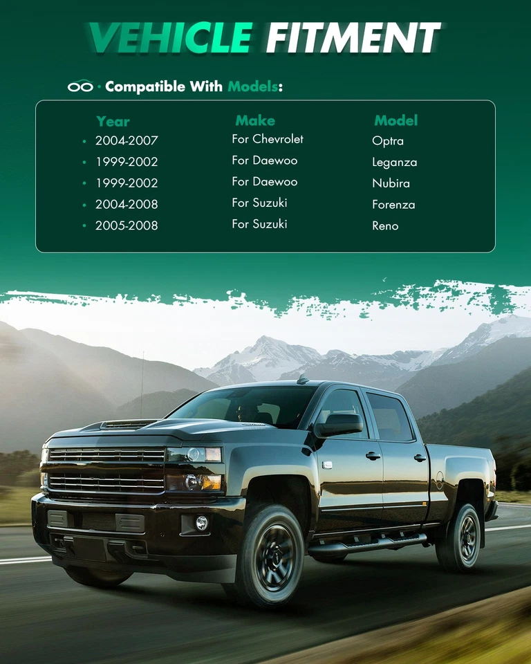 Equilibrador armónico para Daewoo Leganza 2,2 L Daewoo Nubira 2,0 L 1999-2002 Foto 2 de 4