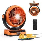 Raddy CF5 Camping Fan 40000mAh Battery LED Light Remote Auto Oscillation USB-C