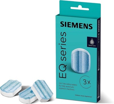 Siemens Descaling Tablets, Improved formula TZ80002A, White