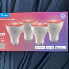Govee GU10 Smart Bulb, Matter RGBWW Light Bulb Work with Alexa, Google, Open Box