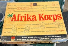1964 AFRIKA KORPS BOARD GAME by AVALON HILL C...