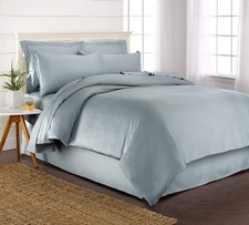 King Duvet Cover by Pure Bamboo, 3 Piece Set, Genuine 100 Organic Viscose De...