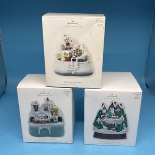 3X 2009 Hallmark Keepsake Ornament Magic Light Sounds Motion