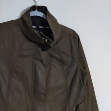 Barbour New Hampshire Waxed Jacket Womens UK 10 Size Medium Ladies Trench Coat