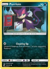 Purrloin #135/236 Sm - Unified Minds Common Pokemon TCG NM