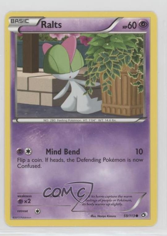 Ralts Pokemon Black & White Legendary Treasures #59 0jh2