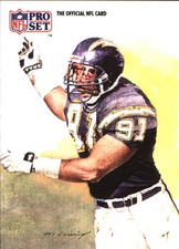 1991 Pro Set Leslie O'Neal #421 San Diego Chargers
