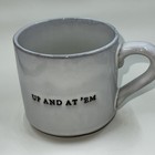 Hearth & Hand with Magnolia Mug "UP AND AT 'EM" Glazed Stoneware 16oz Cup — photo 9