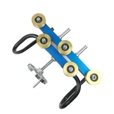 Manual Five-Wheel Straightener Railway Copper Conductor Straightening Machine