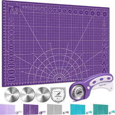 Tappetino Da Taglio A3 Con Taglierina Rotante E Lame Di Ricambio, Tappetino Auto