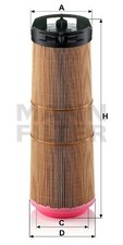 MANN-FILTER C 12 133 Luftfilter OE 6460940004 kompatibel mit CLK CLC-Klasse C-Kl