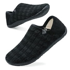 Fuzzy House Slippers for Women Men 6.5-7.5 Women/5-5.5 Men Ty1 Stripeblack